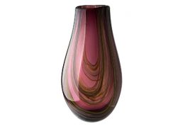 Coloured Glass Vase - Ethereal 21x21x40cm