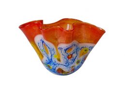 Coloured Glass Vase - Venezia 45x45x29cm
