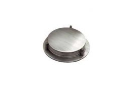 Pewter Coasters w Stand Set 6