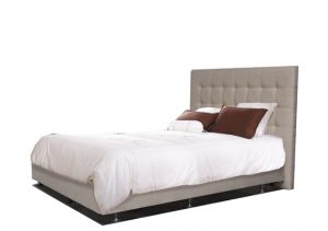 MATERIAL BED DIMPLE PADDED HEADBOARD
