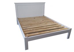 PANEL BED FRAMES PAINTED WHITE