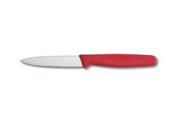 Victorinox Knife -  Paring Knife 8cm Pointed Tip Red