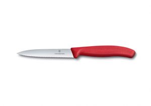Victorinox Knife -  Paring Knife 10cm Pointed Tip Red