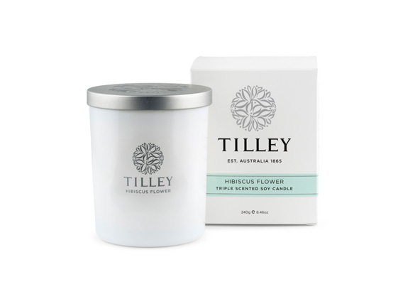 TILLEY - Soy Candle Hibiscus Flower
