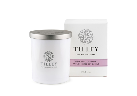 TILLEY - Soy Candle Patchouli & Musk
