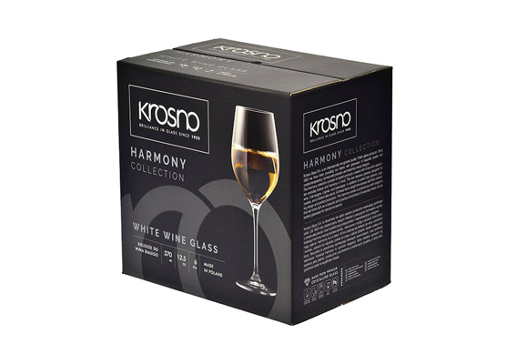 Harmony Wine Glass 370ML 6pc Gift Boxed