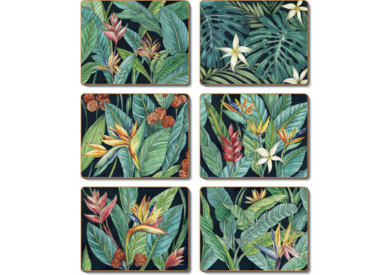 Cinnamon - Tropical Midnight Placemats & Coasters