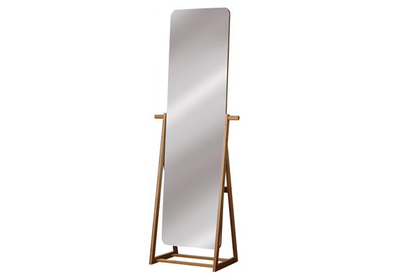 Bamboo Freestanding Mirror