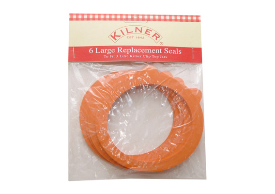Kilner Replacement Seals Rubber large Pack6 100mm