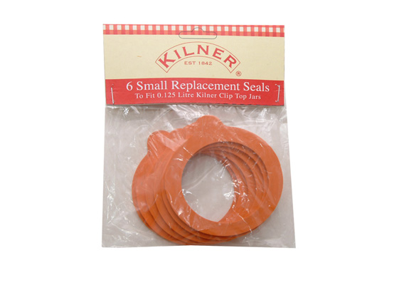 Kilner Replacement Seals Rubber Small Pack6 125ml Jars