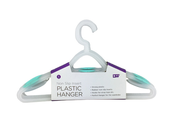Hanger Plastic Non Slip Hanger PK5