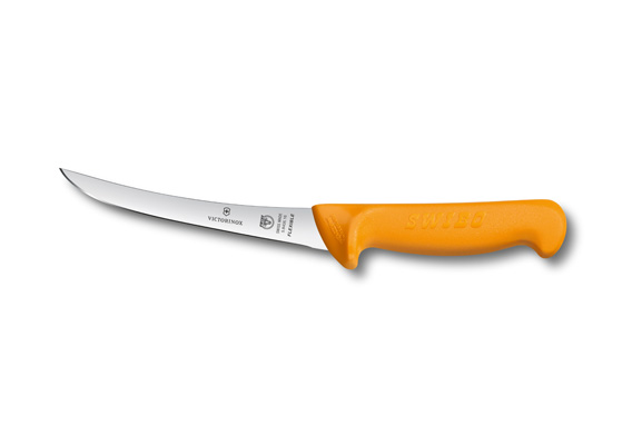 Victorinox Knife - Swibo Boning Knife 16cm Curved Flexible Blade - Yellow
