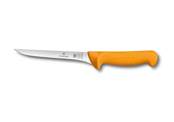 Victorinox Knife - Swibo Boning Knife 16cm Strt Flex Nrw Blade Curved to Guard