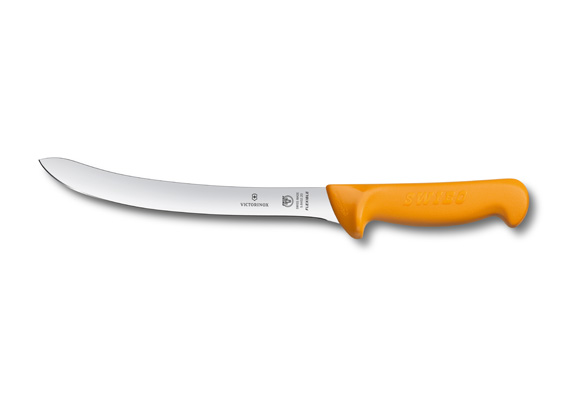 Victorinox Knife - Swibo Filleting 20cm Curved Flexible Blade - Yellow
