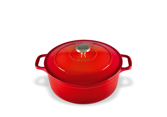 Chasseur Round French Oven 22cm/3.2L Inferno Red