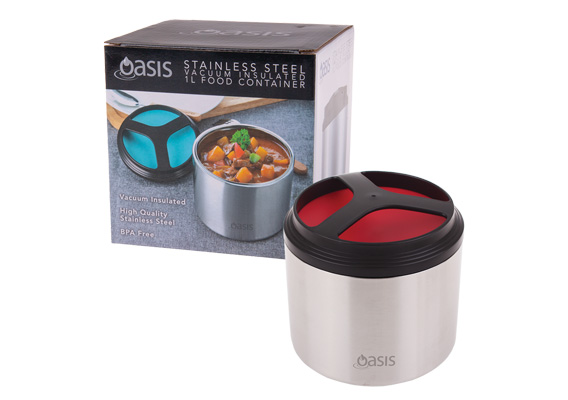 Oasis Stainless Steel Vacuum Insulated Food Container 1L
