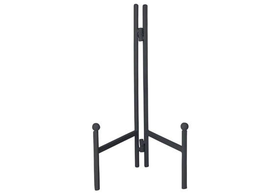 Amalfi Plate Stand/Easel Medium Black Open 25X15X30Cm