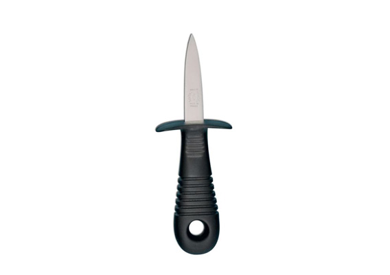 Oyster Knife With Guard Stainless Steel/Black 15X6X3Cm