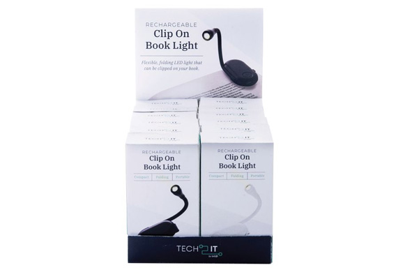 Tech 2 It Rechargeable Clip On Book Light