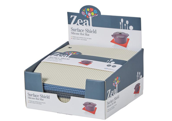 Zeal Cosy Silicone Hot Mat Large 22X22X0.3Cm